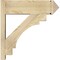 Ekena Millwork Merced Rough Sawn Arts and Crafts Outlooker, Douglas Fir, 8"W x 26"D x 26"H OUT08X26X26MRC03RDF - alternate 2